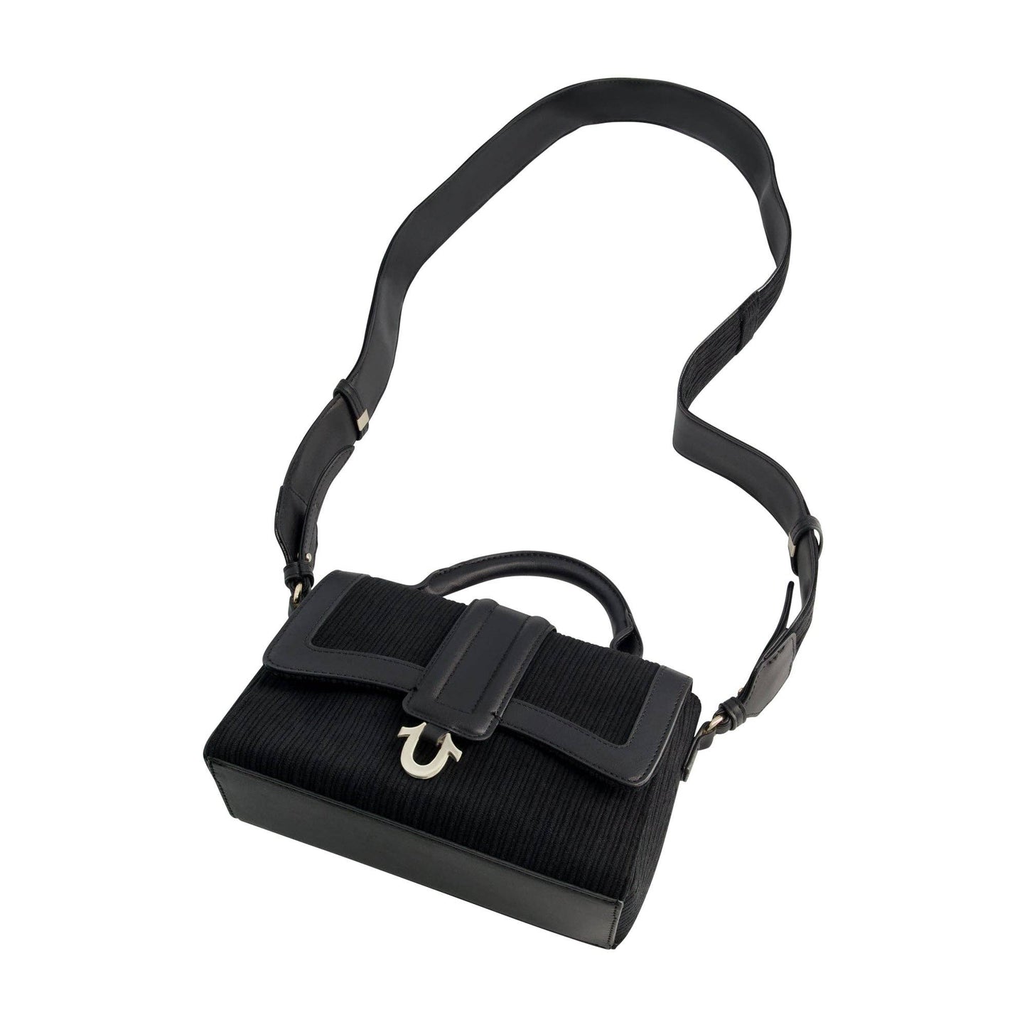 True Religion Ryder Corduroy Mini Crossbody (Black)