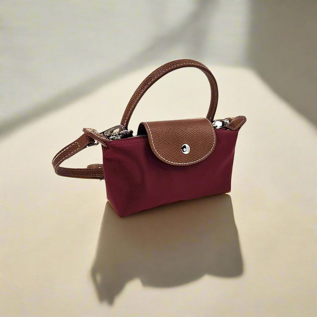Nylon Mini Flap Crossbody – Top Zip
