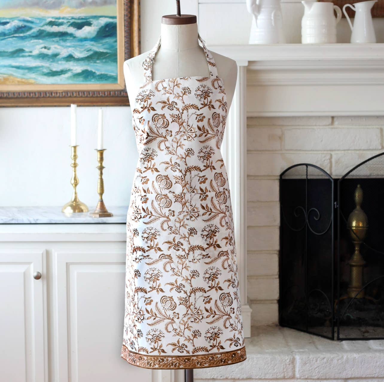 Lilibet Mocha Kitchen Apron