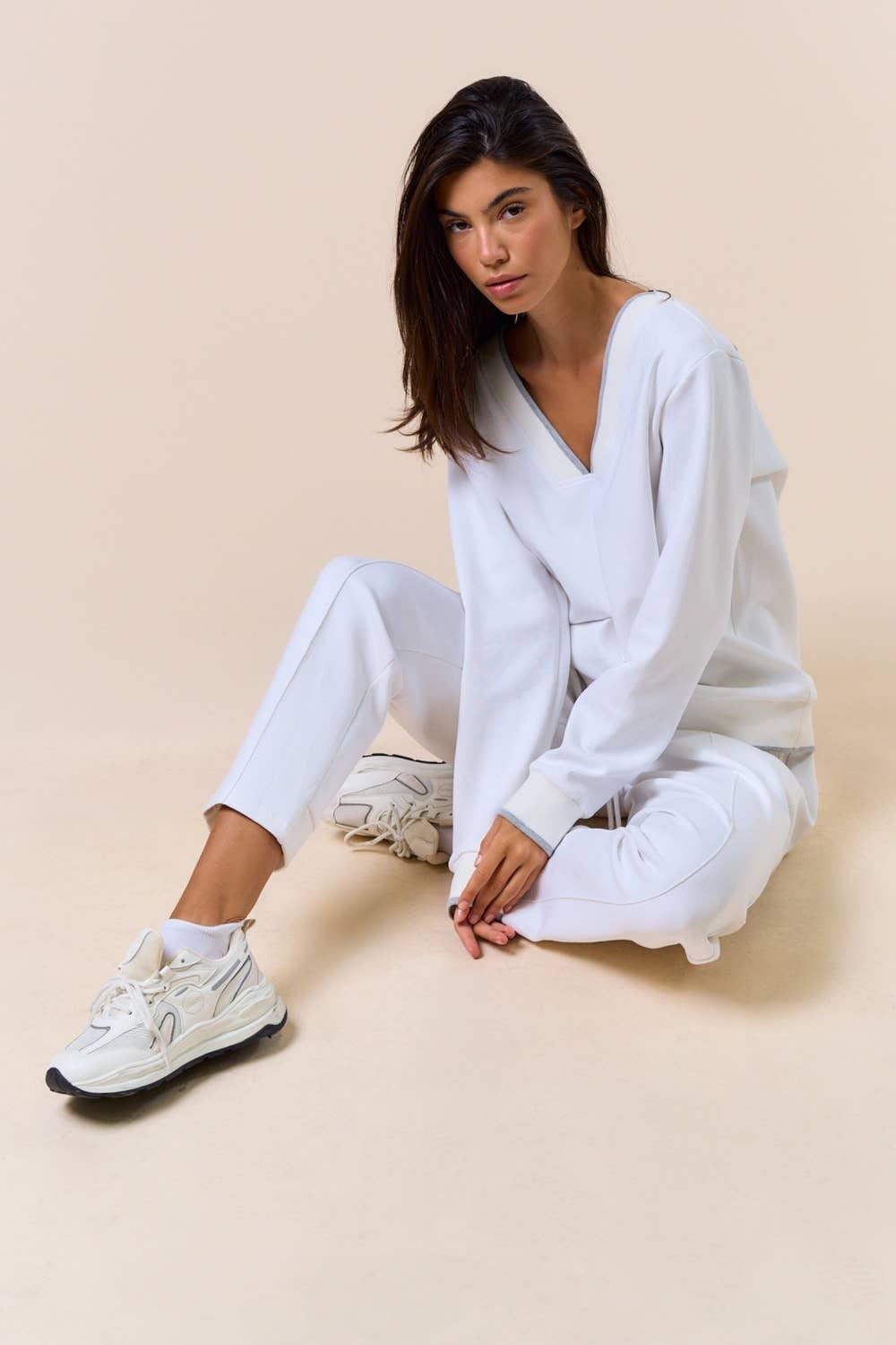 Colette Knit Jogger (Off White)