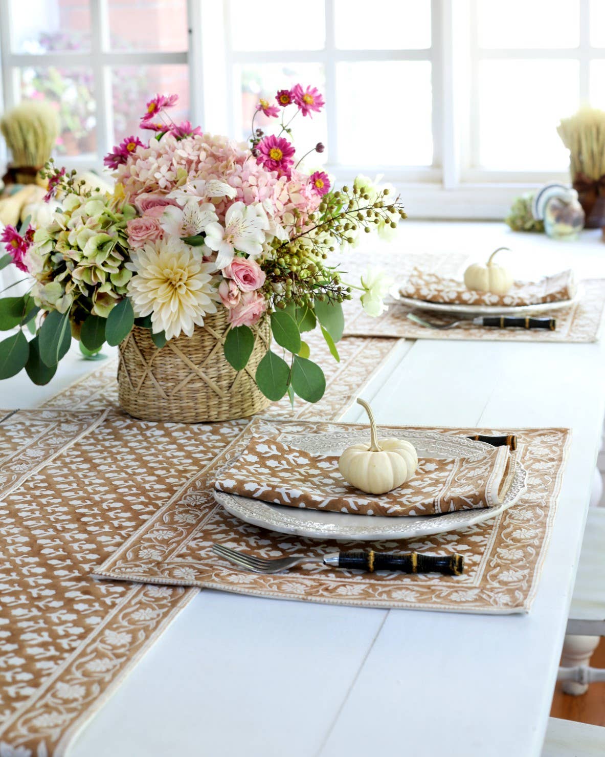 Charlotte Caramel Placemats — Set of 4