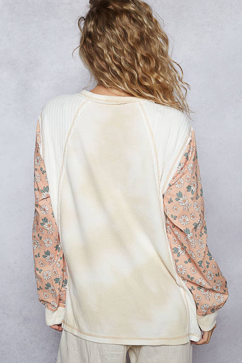 Stella Star-Stitch Knit Top (Cream Multi)