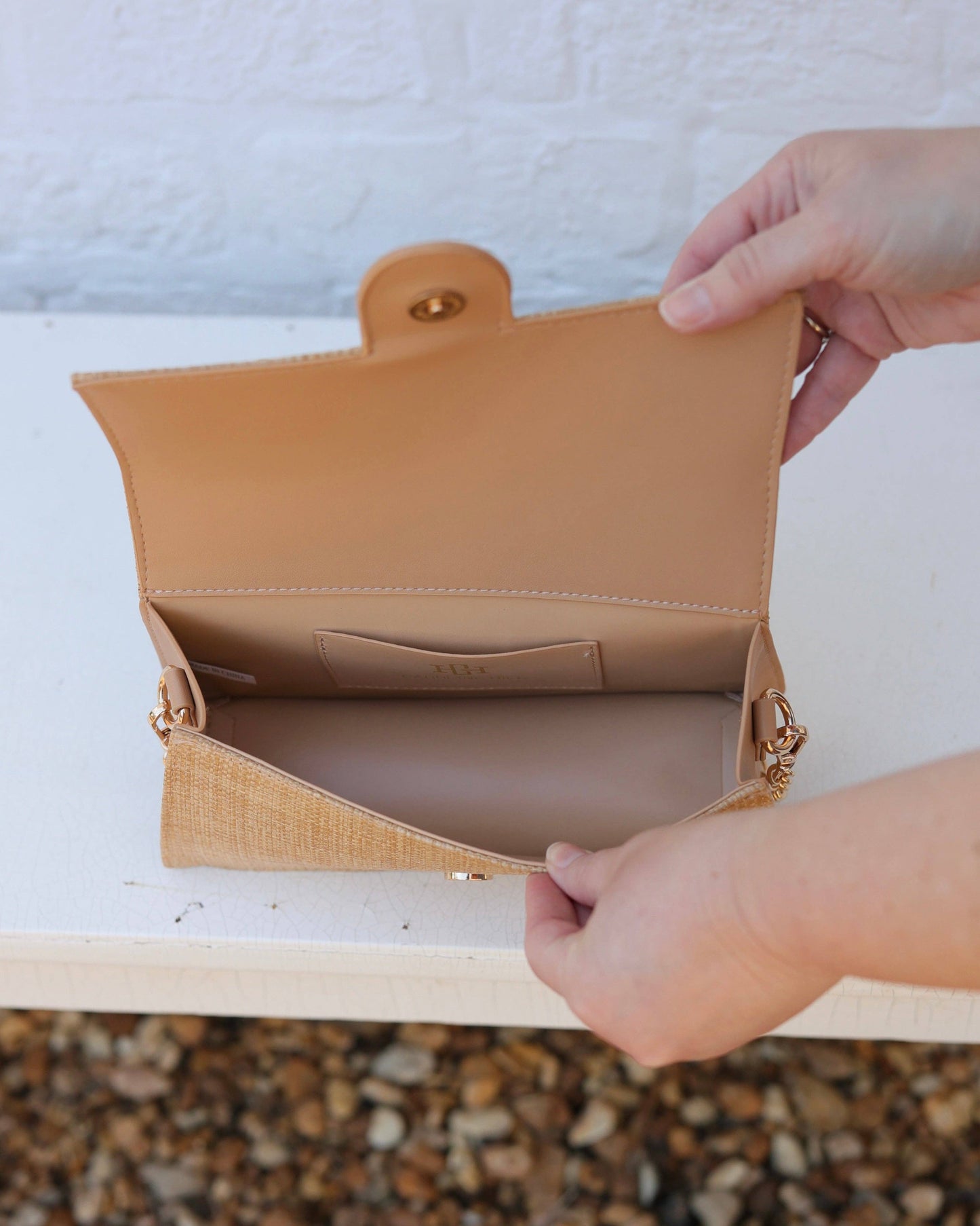 Waverly Raffia Clutch – Natural