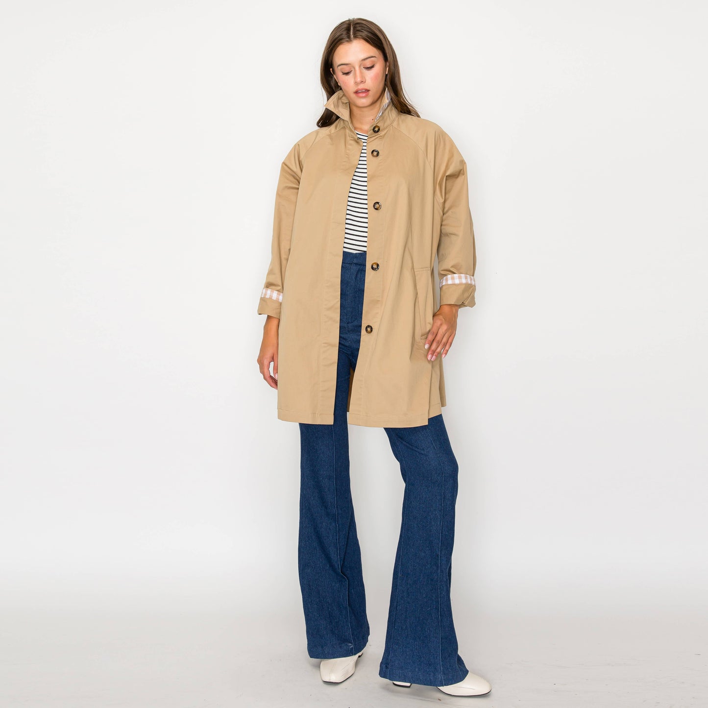 Camille French Trench Coat (Camel)