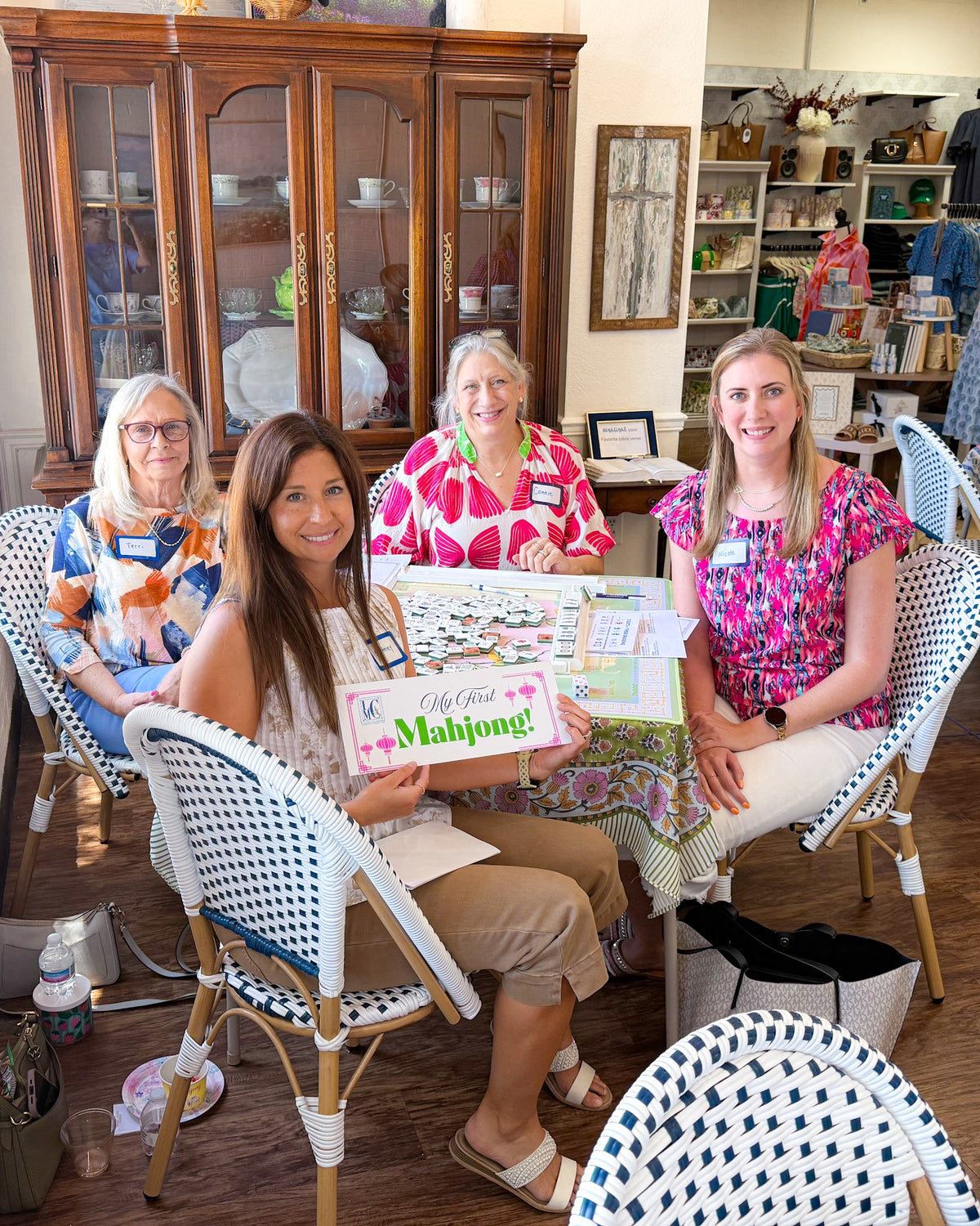 Mahjong 101 class at Alice & Elizabeth