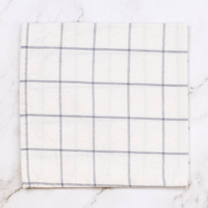 Mason Cloth Napkin – White/Gray