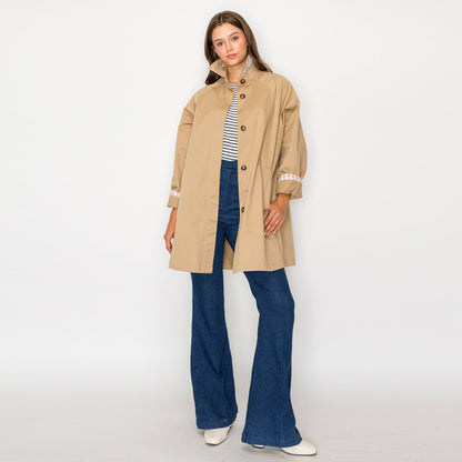 Camille French Trench Coat (Camel)