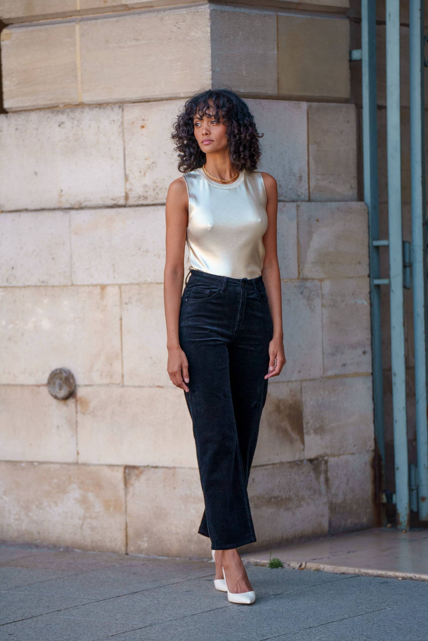 The Solange Straight Corduroy Pant