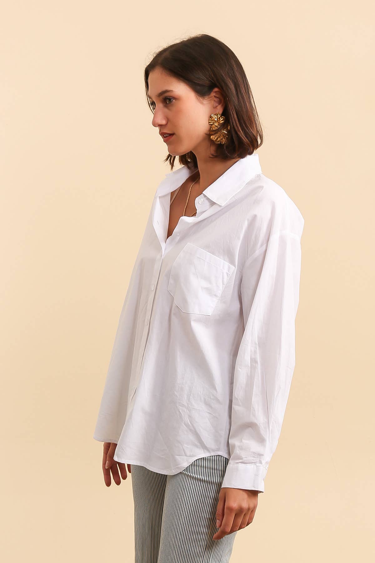 Classic Poplin Shirt — Timeless White
