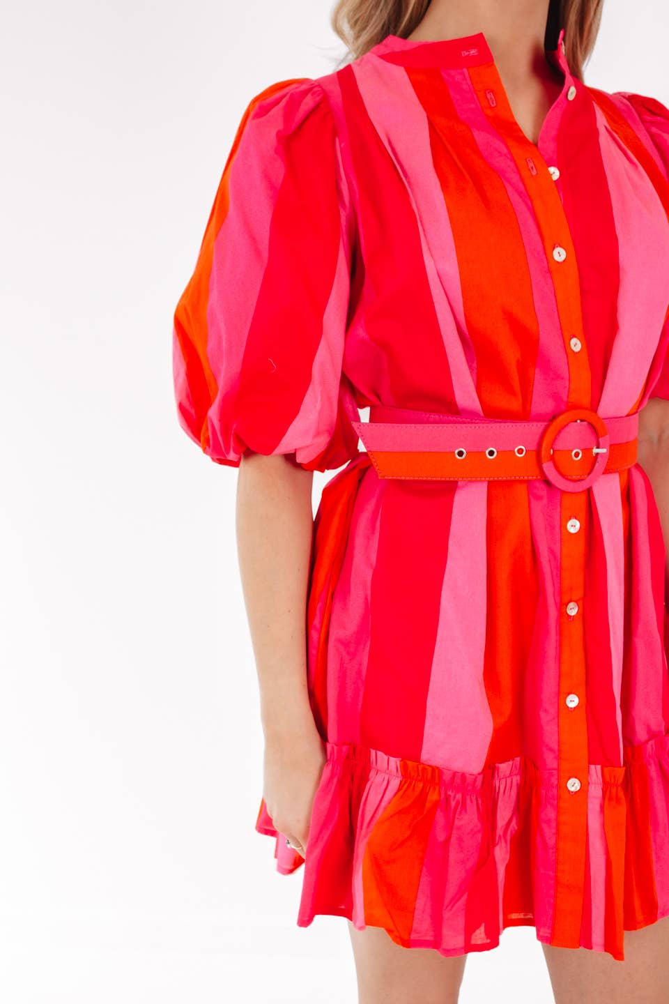 The Scarlet Belted Dress