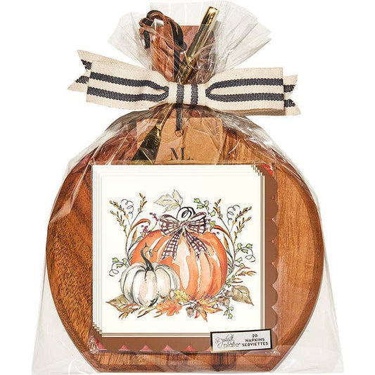 Turkey & Gourds Board Gift Kit
