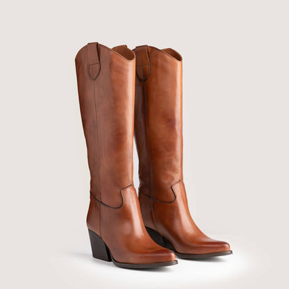 Russell Texan Boots (Cognac)