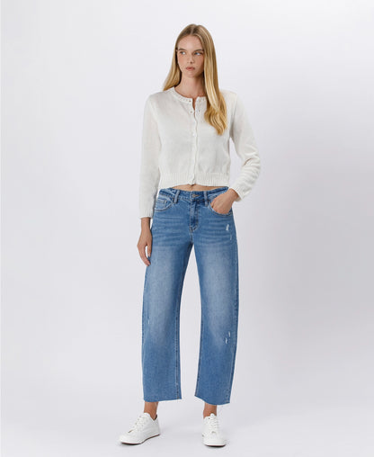 Chloe High-Rise Barrel Jeans