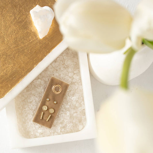 Pavé Velvet Stud Gift Set