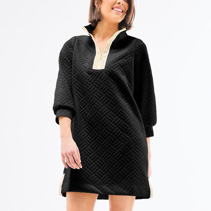 Britney Quilted Zip Dress Mary Square