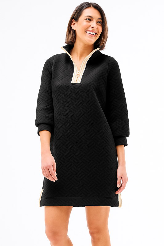 Britney Quilted Zip Dress Mary Square