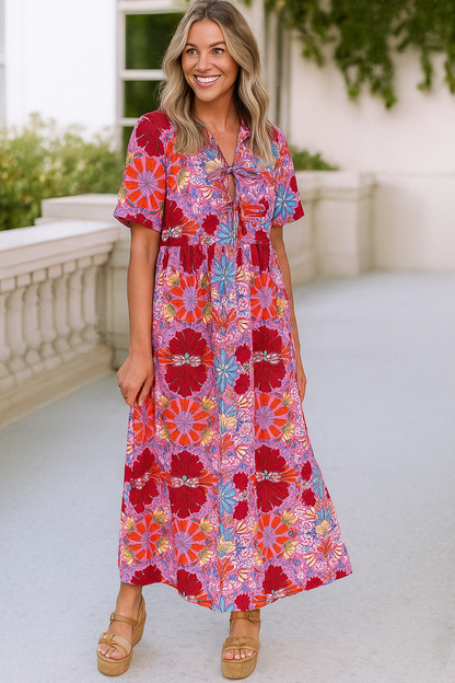 The Juliette Floral Midi Dress