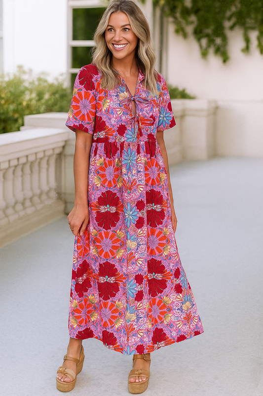 The Juliette Floral Midi Dress