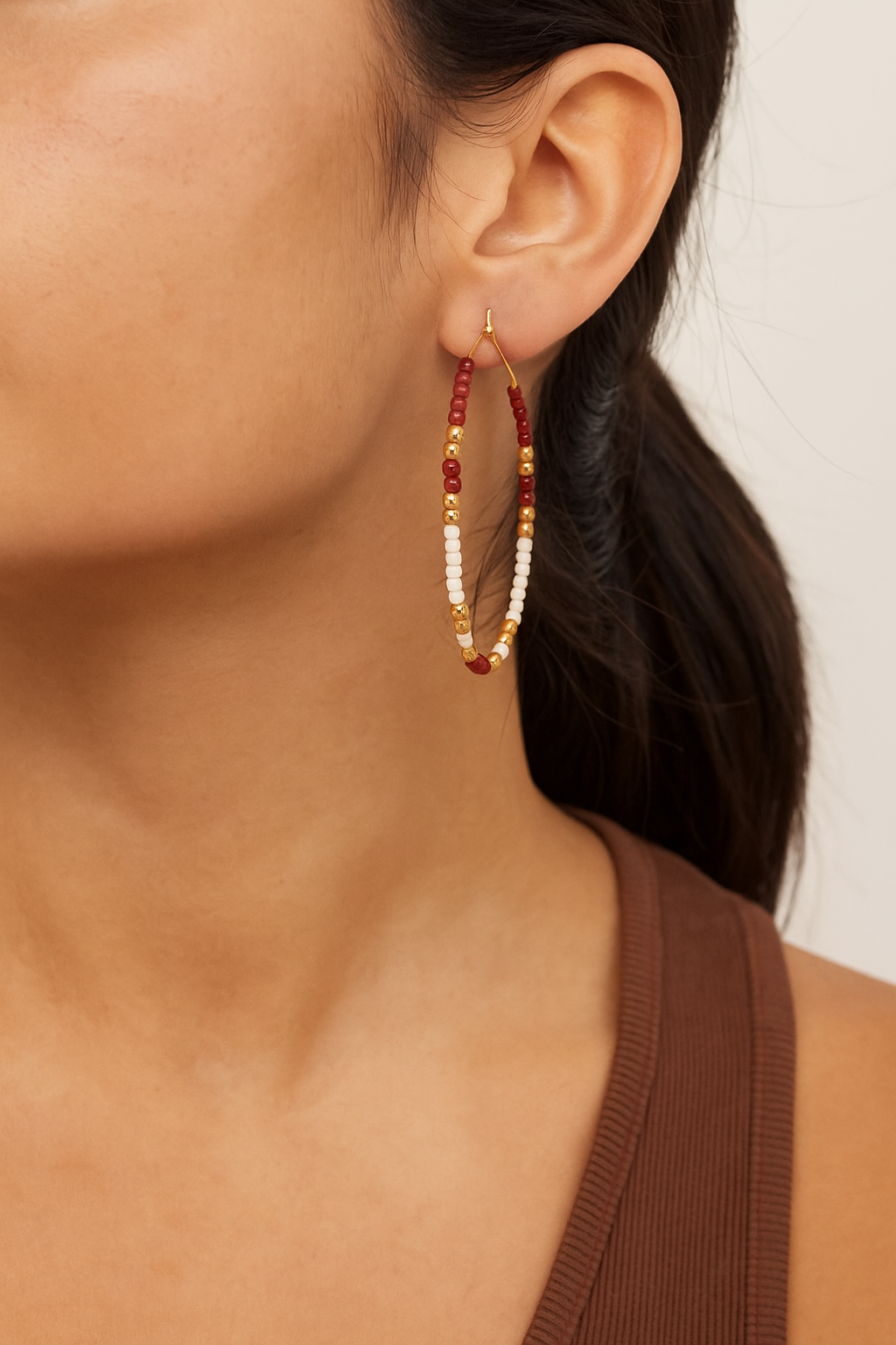 Game Day Delicate Hoops Splendid Iris