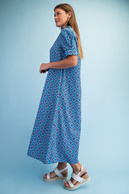 Sutton Printed Midi Dress