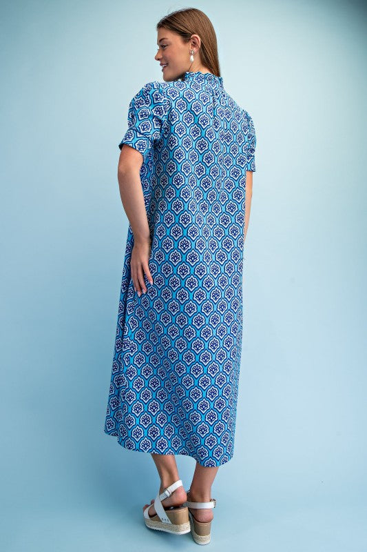Sutton Printed Midi Dress