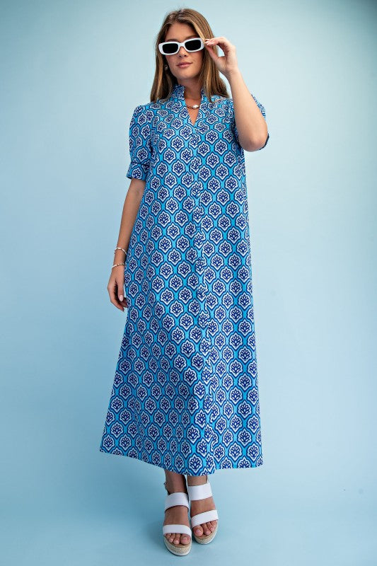 Sutton Printed Midi Dress