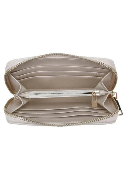 Isla Woven Shell Wallet