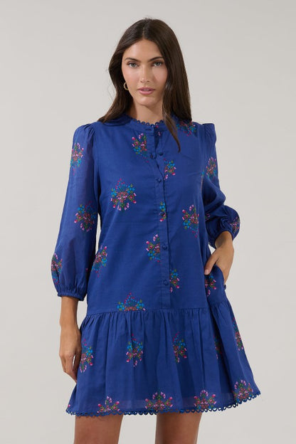 The Blue Hydrangea Dress
