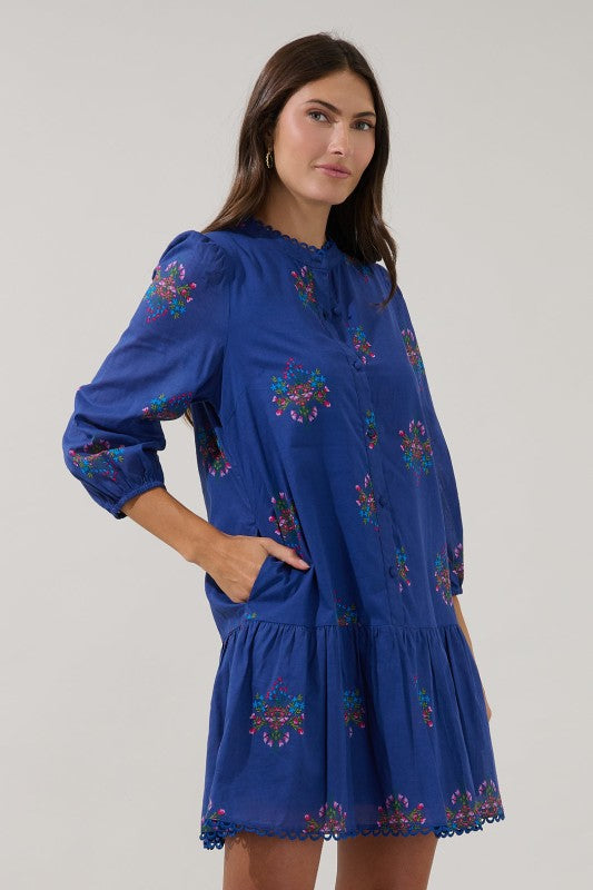 The Blue Hydrangea Dress