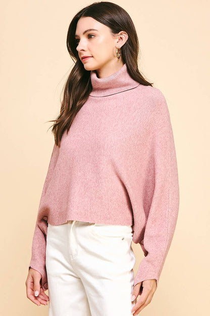 Emma Raglan Turtleneck Sweater