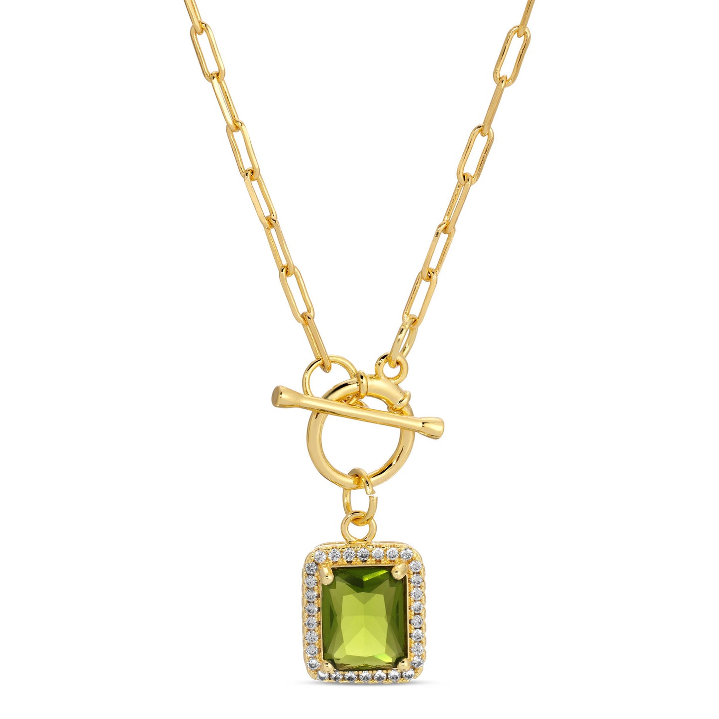 Elegant Pendant Toggle Necklace