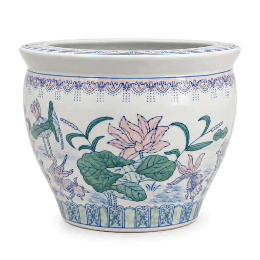Jingdexhen-marked vintage planter