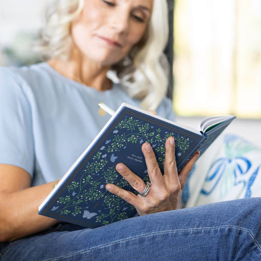 The Harper Journal — Linen Journal in Navy