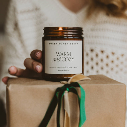 Warm & Cozy 9 oz Soy Candle