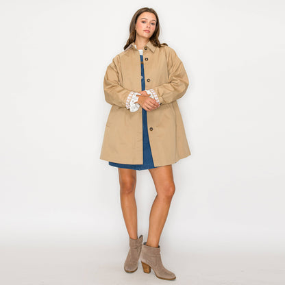 Camille French Trench Coat (Camel)