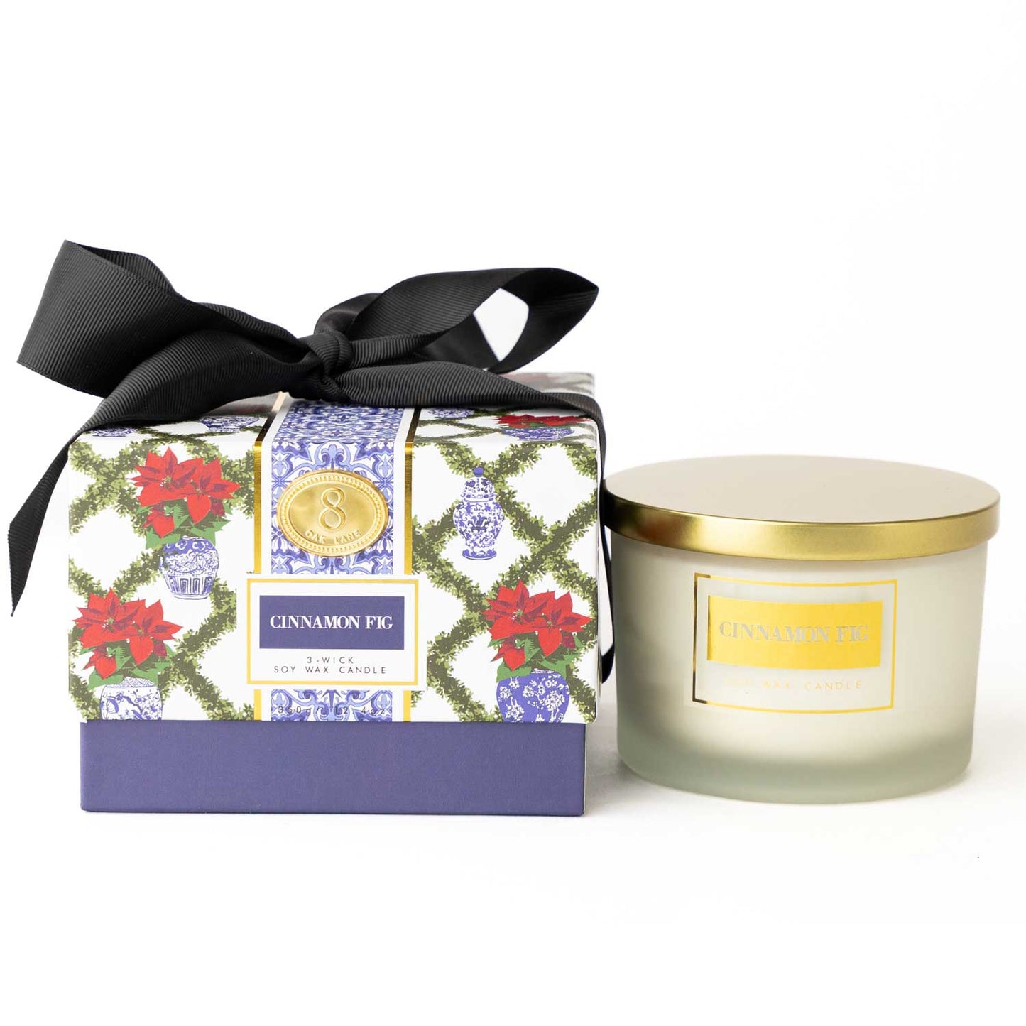 Cinnamon Fig 3-Wick Boxed Soy Wax Candle