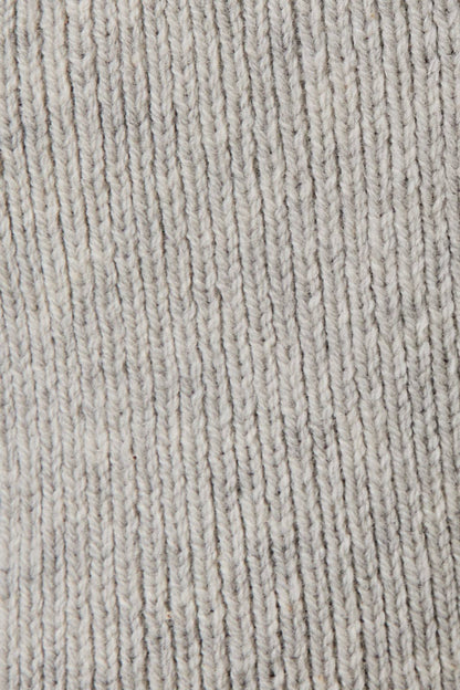 Margaux Button-Down Knit Vest (Heather Grey)