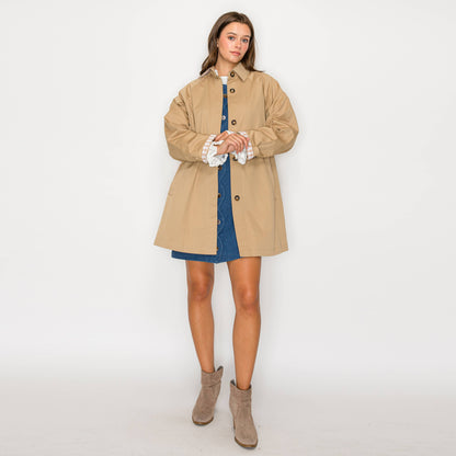 Camille French Trench Coat (Camel)