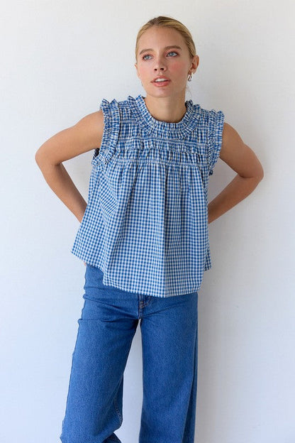 Alana Gingham Blouse Raisonnel