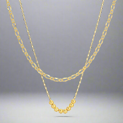 Effortless Double Layer Necklace