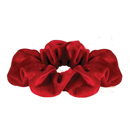 Large Scrunchie Heart Ornament – Red