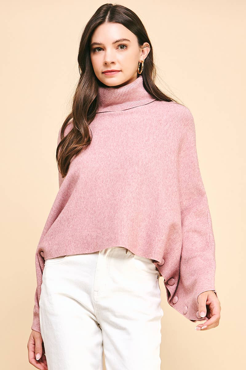 Emma Raglan Turtleneck Sweater