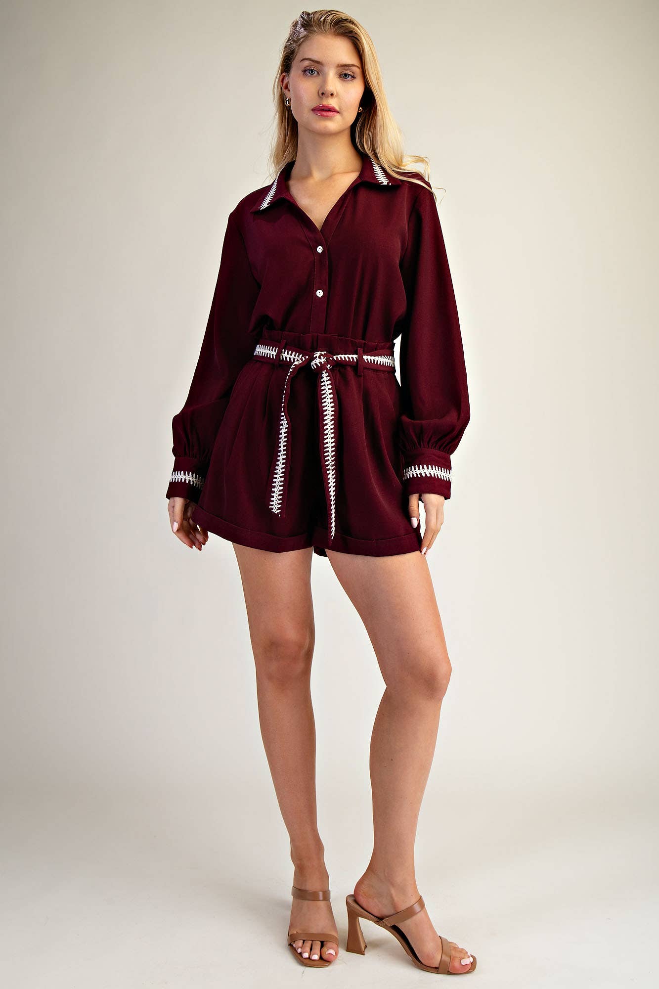 Stitched Grace Button-Down