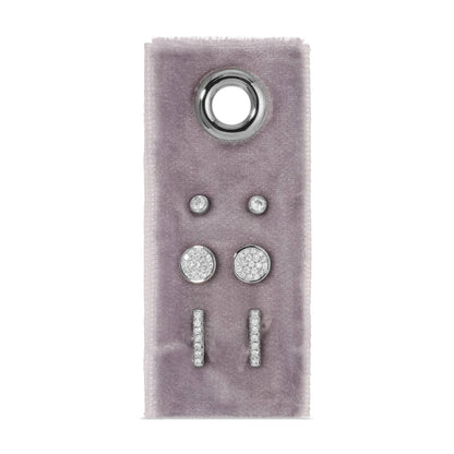 Pavé Velvet Stud Gift Set