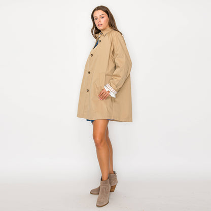 Camille French Trench Coat (Camel)