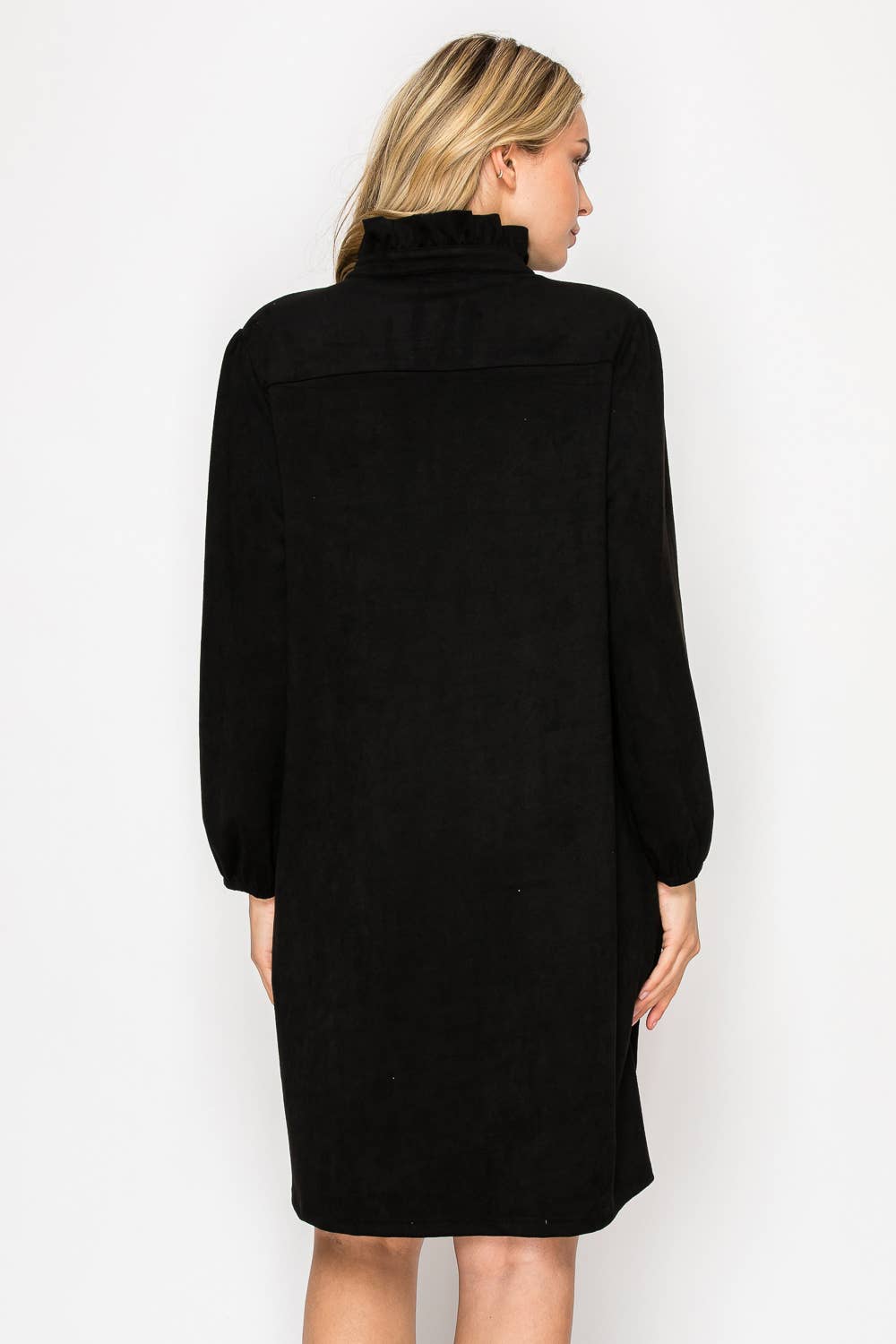 The Anthony Stretch Suede Dress