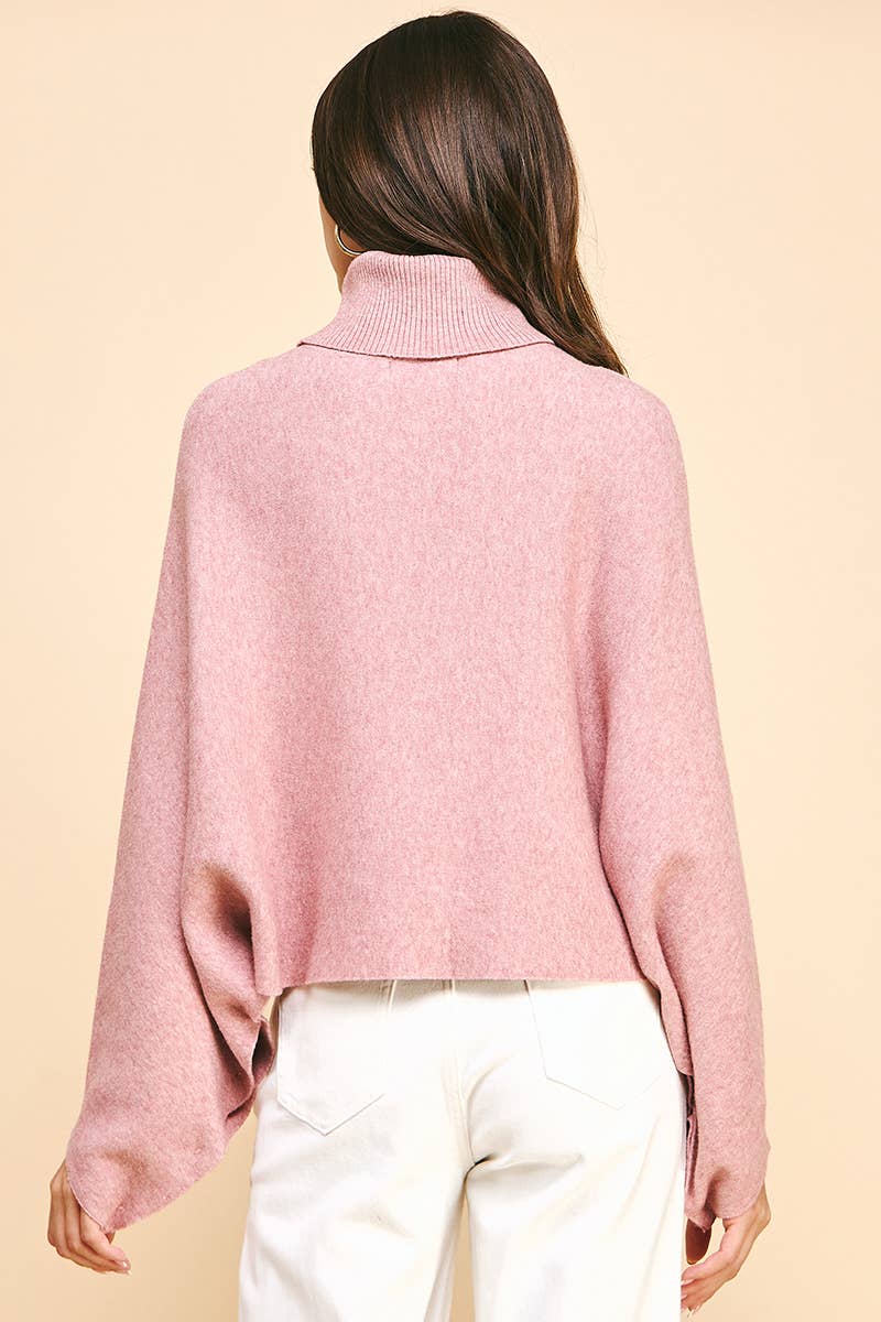 Emma Raglan Turtleneck Sweater