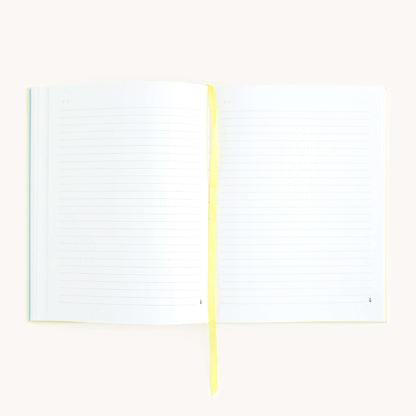 🌼 The Caroline Journal — Linen Journal in Yellow