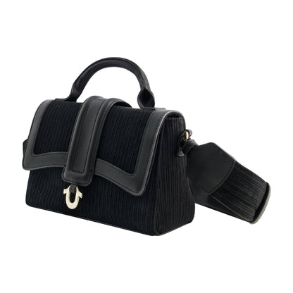 True Religion Ryder Corduroy Mini Crossbody (Black)