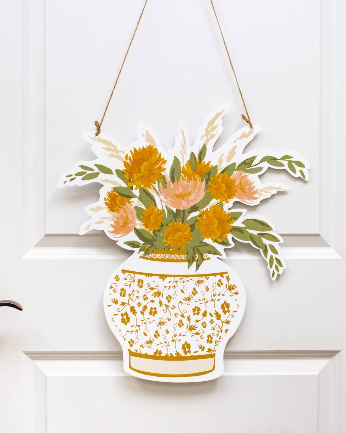 Fall Florals Door Hanger – Multi (22" x 19.75")